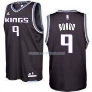 Maillot Basket Sacramento Kings 2017-18 Rondo 9 Negro