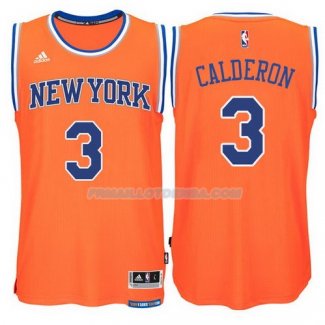 Maillot Basket New York Knicks Calderon 3 Naranja