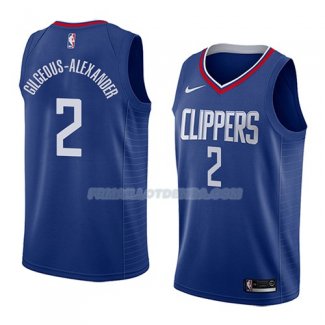 Maillot Los Angeles Clippers Shai Gilgeous-alexander Icon 2018 Bleu