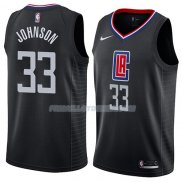 Maillot Los Angeles Clippers Wesley Johnson Statement 2018 Noir