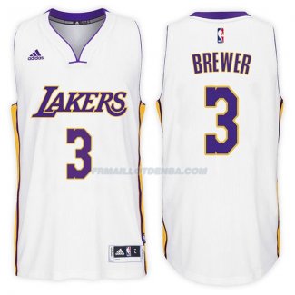 Maillot Los Angeles Lakers Corey Brewer Alternate 2017-18 3 Blancoo