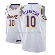 Maillot Los Angeles Lakers Sviatoslav Mykhailiuk Association 2018-19 Blanc