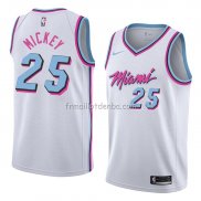 Maillot Miami Heat Jordan Mickey Ville 2018 Blanc