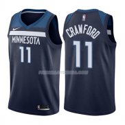 Maillot Minnesota Timberwolves Jamal Crawford Icon 2017-18 11 Azul