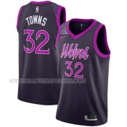 Maillot Minnesota Timberwolves Karl-anthony Towns Ciudad 2018-19 Volet