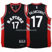 Maillot Basket Toronto Raptors 2017-18 Valanciunas 17 Negro