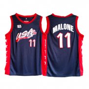Maillot Basket Basket USA 1996 Malone 11 Noir