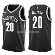 Maillot Brooklyn Nets Timofey Mozgov Icon 2017-18 20 Negro