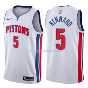 Maillot Detroit Pistons Luke Kennard Association 2017-18 5 Blancoo
