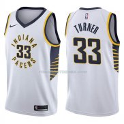 Maillot Indiana Pacers Myles Turner Association 2017-18 33 Blancoo