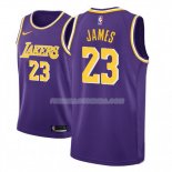 Maillot Los Angeles Lakers Lebron James Nike Statement 23 2018-19 Volet