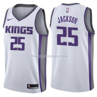 Maillot Sacramento Kings Justin Jackson Association 2017-18 25 Blancoo