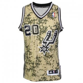 Maillot Basket San Antonio Spurs Ginobili 20 Camouflage