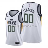 Maillot Utah Jazz Jordan Clarkson Association Edition Blanc