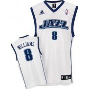 Maillot Basket Utah Jazz Williams 8 Blanc