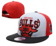NBA Chicago Bulls Casquette Blanc Rouge Noir