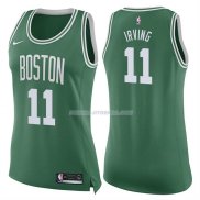 Femmes Maillot Boston Celtics Kyrie Irving Icon 2017-18 11 Vert