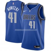 Maillot Basket Dallas Mavericks Dirk Nowitzki 2017-18 41 Bleu