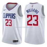 Maillot Los Angeles Clippers Lou Williams Association 2017-18 23 Blancoo