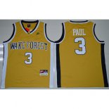 Maillot Basket NCAA Chris Paul 3 Dorado