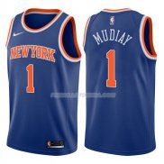 Maillot New York Knicks Emmanuel Mudiay Icon 2017-18 1 Azul