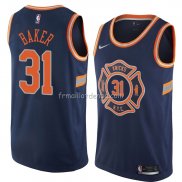 Maillot New York Knicks Ron Baker Ville 2018 Bleu