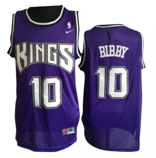 Maillot Basket Sacramento Kings Bibby 10 Pourpre