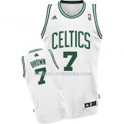 Maillot Basket Boston Celtics Brown 7 Blanco