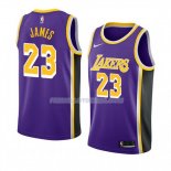 Maillot Los Angeles Lakers Lebron James Statement 23 2018-19 Volet