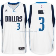 Maillot Basket Dallas Mavericks Noel 3 Blanco