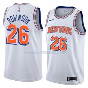 Maillot New York Knicks Mitchell Robinson Statement 2018 Blanc Blanc