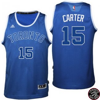 Maillot Basket Toronto Raptors Carter 15 Bleu
