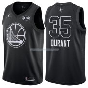 Maillot All Star 2018 Golden State Warriors Kevin Durant 35 Noir