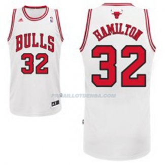 Maillot Basket Chicago Bulls Hamilton 32 Blanco