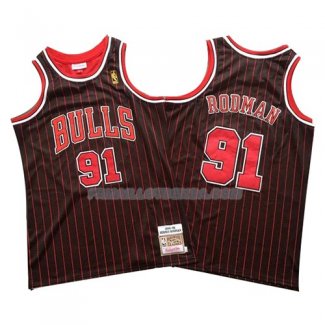 Maillot Chicago Bulls Dennis Rodman Mitchell & Ness Noir