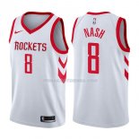 Maillot Houston Rockets Le'bryan Nash Association 2017-18 8 Blancoo