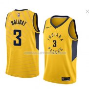 Maillot Indiana Pacers Aaron Holiday Statement 2018 Jaune
