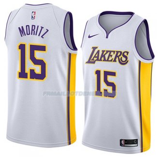 Maillot Los Angeles Lakers Wagner Moritz Association 2018 Blanc