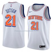 Maillot New York Knicks Damyean Dotson Statement 2018 Blanc Blanc