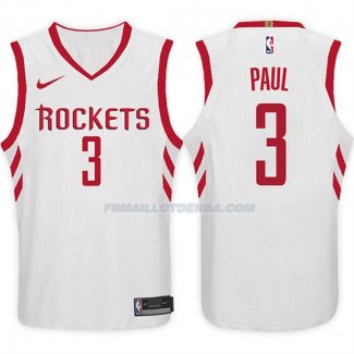 Maillot Basket Rockets Chris Paul 2017-18 3 Blanc
