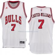 Maillot Basket Chicago Bulls Carter-Willams 7 Blanco