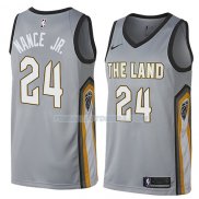 Maillot Cleveland Cavaliers Larry Nance Jr Ciudad 2018 Gris.