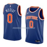 Maillot New York Knicks Emmanuel Mudiay Icon 2018 Bleu Bleu