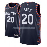 Maillot New York Knicks Kevin Knox Ciudad 2018-19 Bleu Bleu