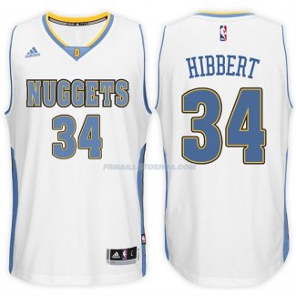 Maillot Basket Denver Nuggets Hibbert 34 Blanco