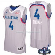 Maillot Basket All Star 2017 Boston Celtics Thomas 4 Gris