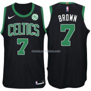 Maillot Basket Authentique Boston Celtics Brown 2017-18 7 Noir