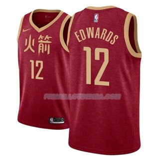 Maillot Los Angeles Lakers Vincent Edwards Ciudad 2018-19 Rouge