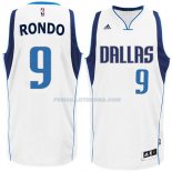 Maillot Basket Dallas Mavericks Rondo 9 Blanco