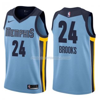 Maillot Memphis Grizzlies Dillon Brooks Statehombret 2017-18 24 Azul